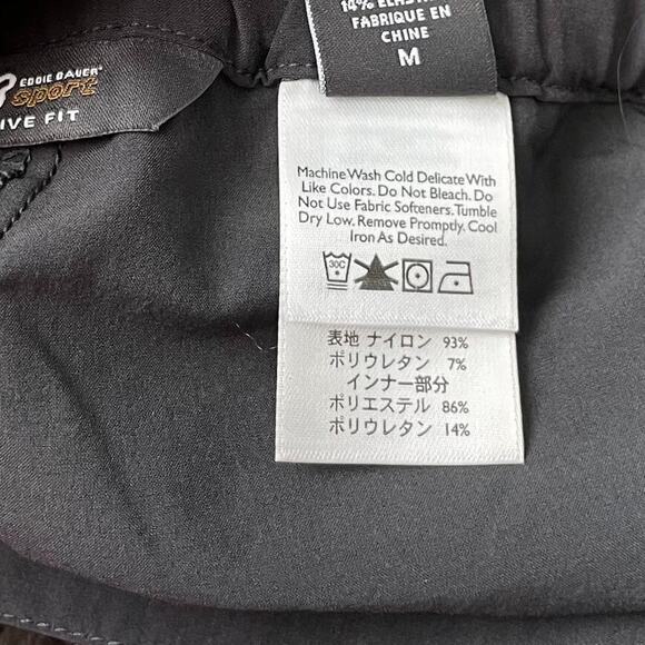 Eddie Bauer Sport Active Fit Size Medium Short Gray Skort Skirt Attached Shorts - Picture 6 of 11